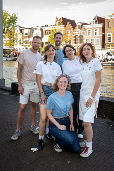 Loois van Kessel, Stephan van Es, Anouk Roggema, Lisa Anderson Katrina Konzuk en voormalig diversity officer Aya Ezawa.